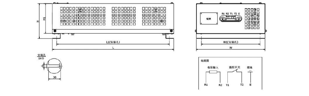 10 Kw, 3 pH, 60 Hz Dummy Load Box